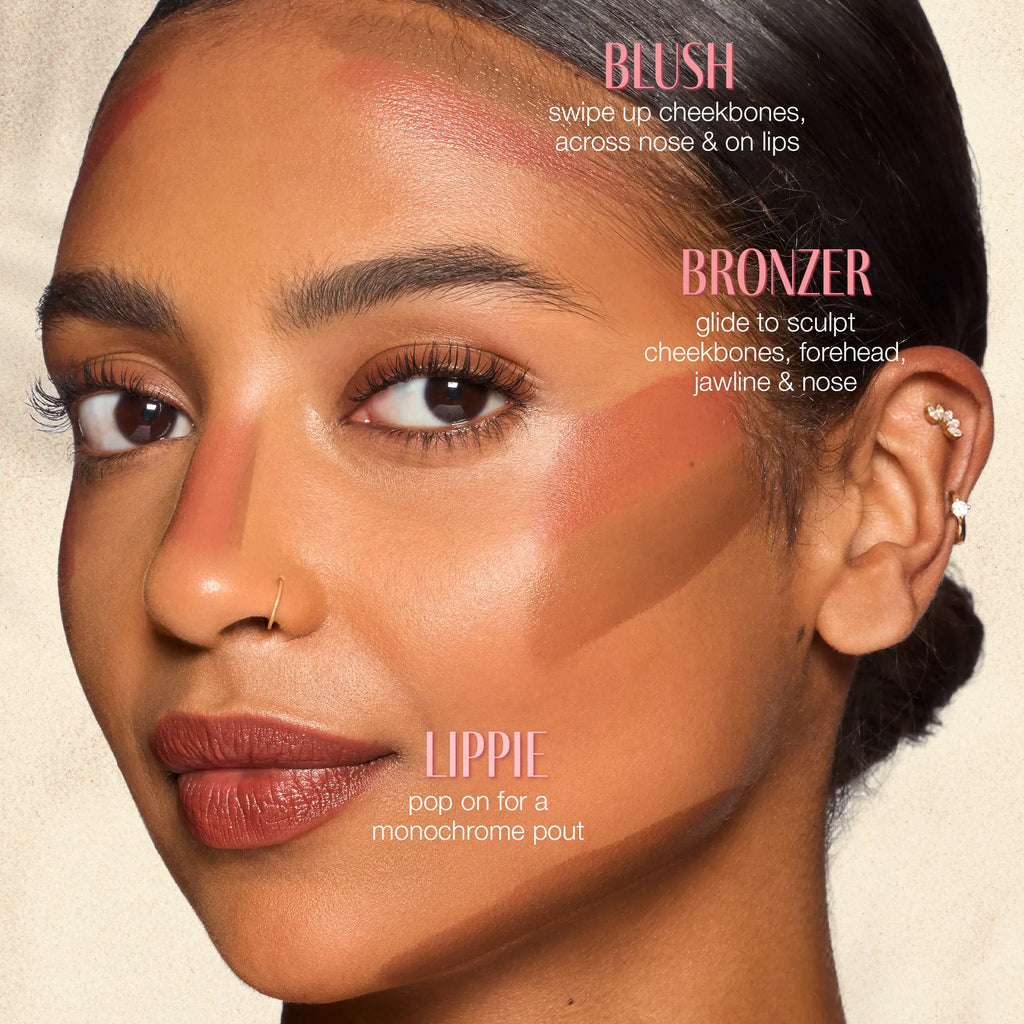 Unleash Your Radiance with Tarte's Maracuja Juicy Multi-Stick & Free Brush – The Perfect Cream Blush & Bronzer Duo!